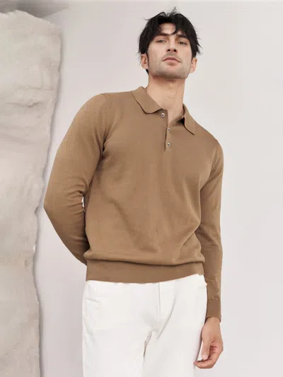 Fioboc Gentleknit Buttoned Collar Sweater Polo