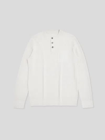 Fioboc Gentleknit Buttoned Waffle Sweater