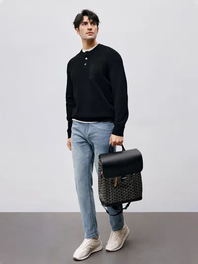 Fioboc Gentleknit Buttoned Waffle Sweater