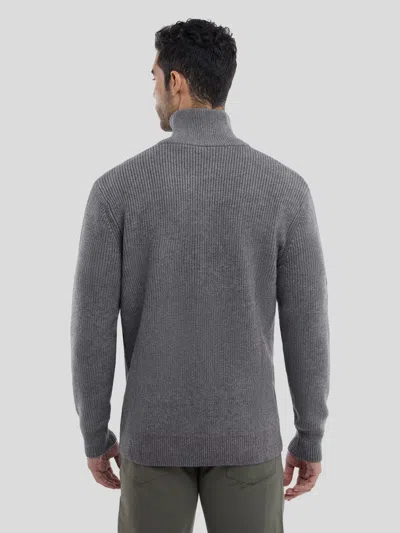 Fioboc Gentleknit Half-zip High Collar Sweater
