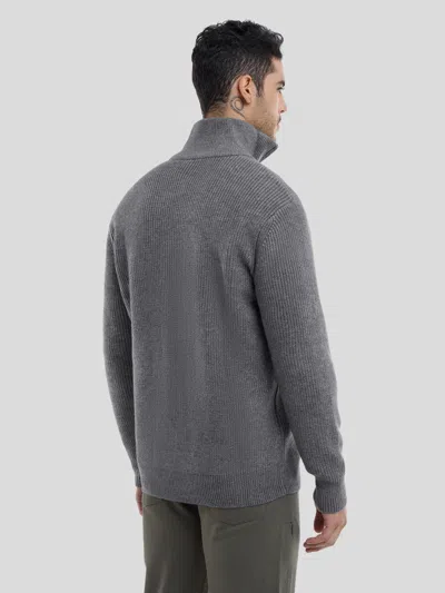 Fioboc Gentleknit Half-zip High Collar Sweater