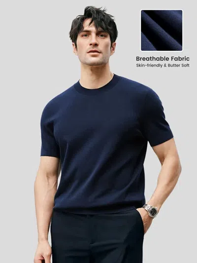 Fioboc Gentleknit Short Sleeve Knitted T-shirt