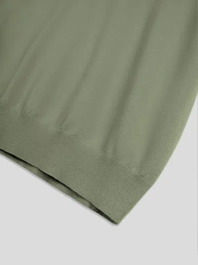 Fioboc Gentleknit Short Sleeve V-neck Knitted T-shirt