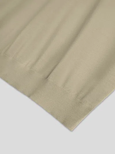 Fioboc Gentleknit Short Sleeve V-neck Knitted T-shirt