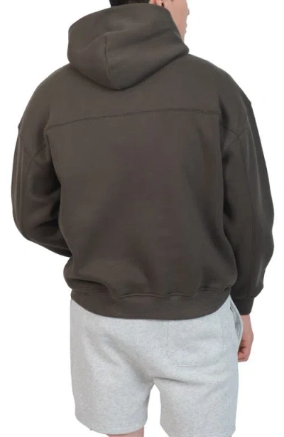Brooklyn Cloth Oversize Cotton Blend Fleece Hoodie