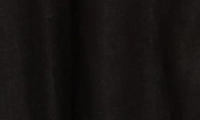 Max Studio Harem Linen Blend Pants In Black