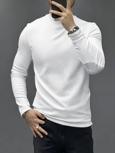 Fioboc Modal Blend Elbow Patch Long Sleeve Tee 3-pack