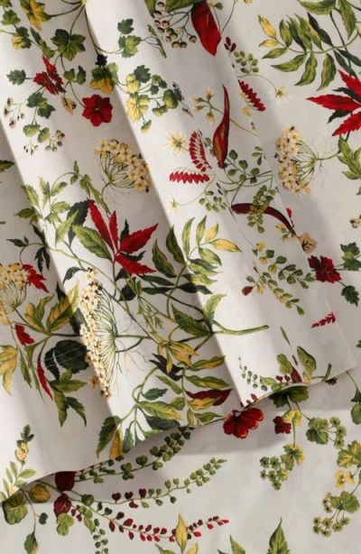 Azores Home Maui Floral Print 300 Thread Count Cotton Percale Sheet Set