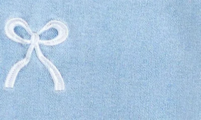 Gogo Star Kids' Embroidered Bow Pull-on Jeans In Blue