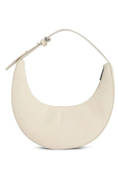 Bcbg Skinny Crescent Mini Hobo Bag In Neutral