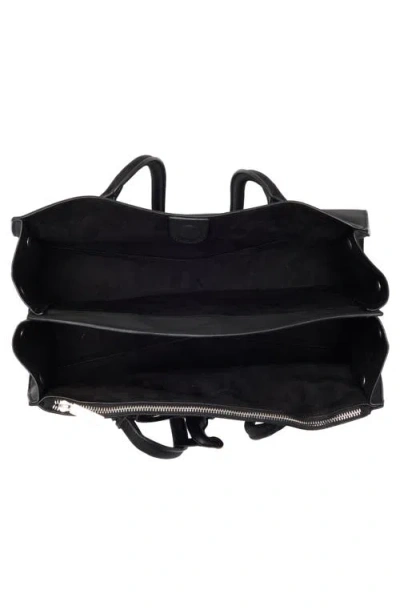 Bcbg Large East/west Shoulder Bag In Black