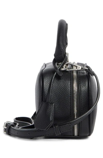 Bcbg Mini Top Handle Zip Crossbody Bag In Black