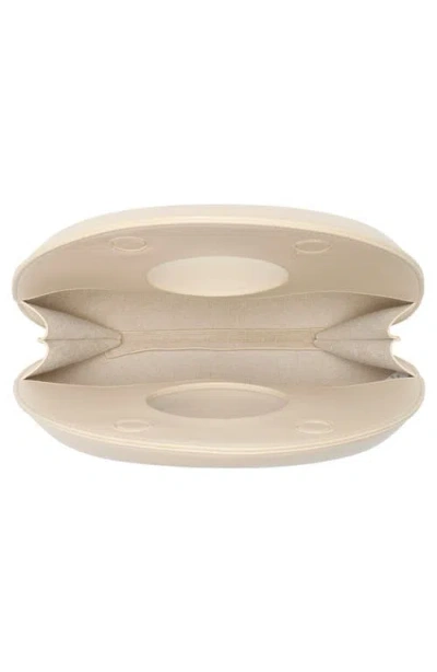 Bcbg Circle Handle Molded Hobo Bag In Neutral