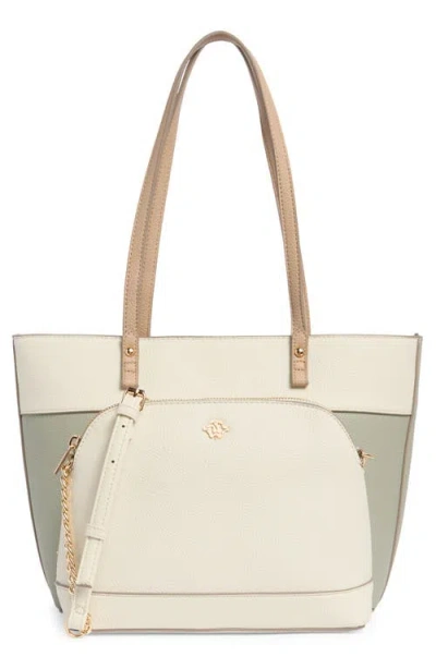 Nanette Lepore Sabine Colorblock Tote Bag & Pouch In Multi