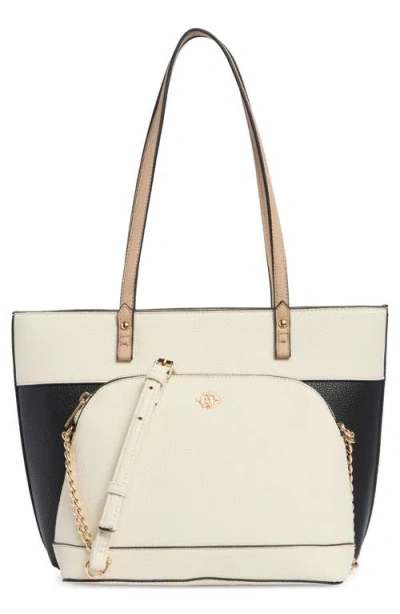 Nanette Lepore Sabine Colorblock Tote Bag & Pouch In Multi