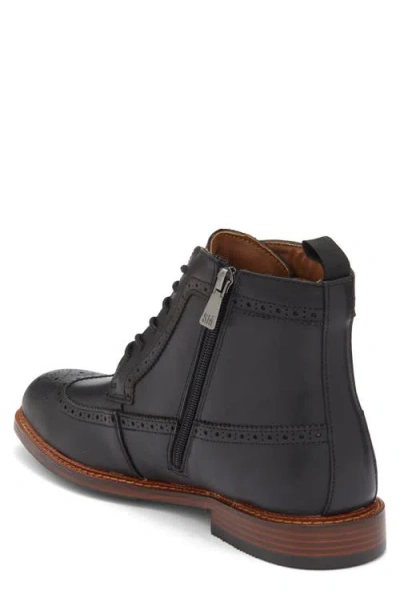 Steve Madden P-ely Wingtip Boot In Black