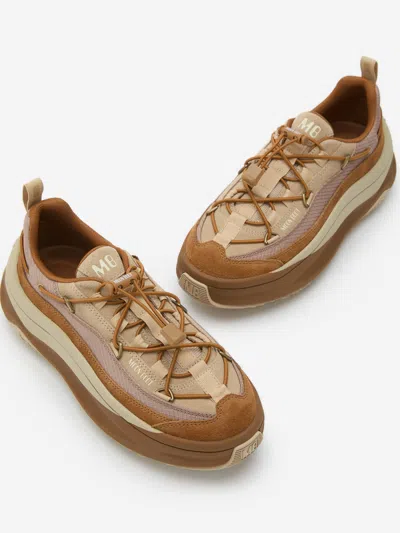 Moon Boot Kids Moon247 Xlace Trainers In Brown