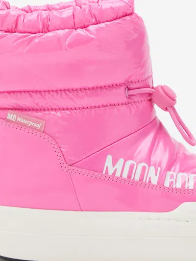 Moon Boot Quilted Mid-calf Snow Boots In Pink