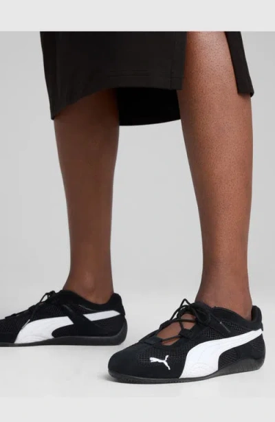 Puma Speecat Og Mesh-panel Slip-on Trainers In Black