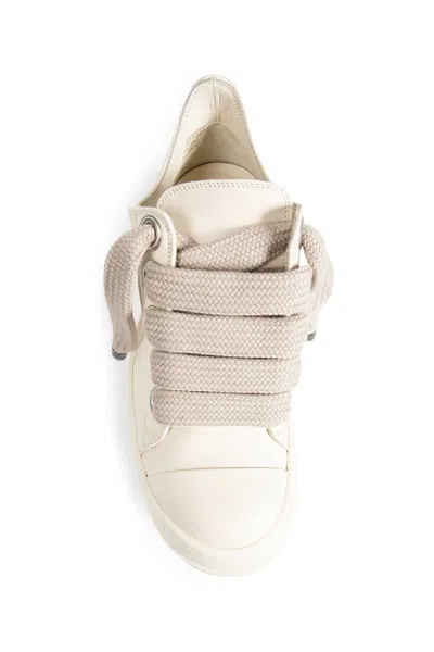 Rick Owens Jumbolace Low Top Sneaker In White