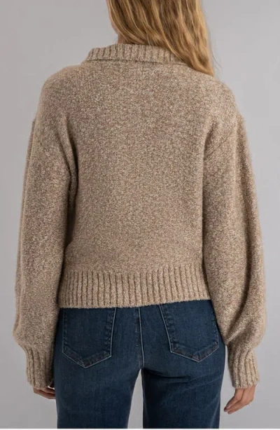 Kut From The Kloth Coryn Front Zip Sweater In Gray