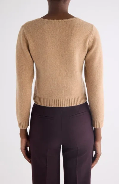 Chloé Scalloped Wool And Cashmere Blend Sweater In Multi