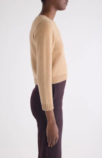 Chloé Scalloped Wool And Cashmere Blend Sweater In Multi