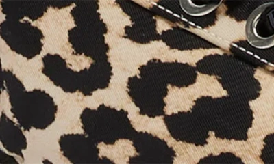 Ganni Ballet-inspired Lace-up Sandals With 0.7 Cm Heel In Black