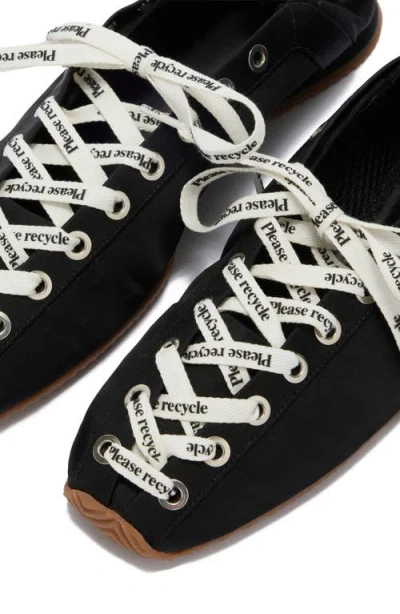 Ganni Alexander Mcqueen White Leather Sneakers With White Leather Heel