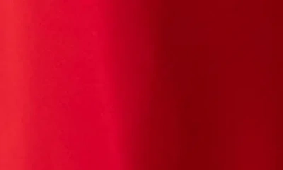 Sau Lee Calli Satin Backless Gown In Red