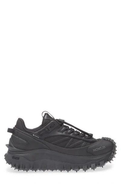 Moncler Grenoble Vibram Sole Trailgrip Hike Sneakers In Black