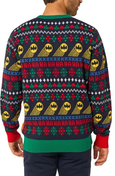 Opposuits Batman Christmas Crewneck Sweater In Multi