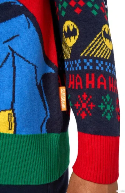 Opposuits Batman Christmas Crewneck Sweater In Multi