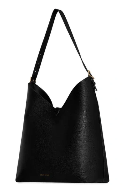 Rebecca Minkoff Megan Leather Hobo Bag In Black