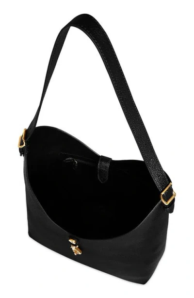 Rebecca Minkoff Megan Leather Hobo Bag In Black