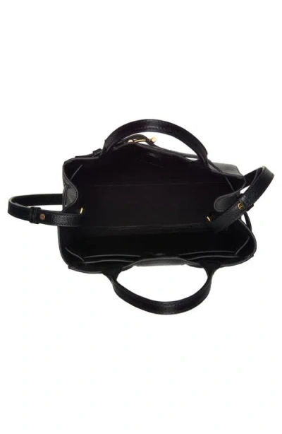 Tom Ford Small Audrey Grained Leather Tote In Black