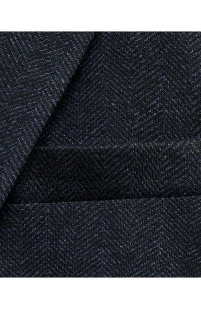 Mango Slim Fit Blazer In Blue