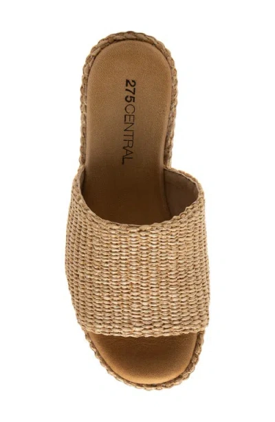 275 Central Sienna Platform Slide Sandal In Neutral