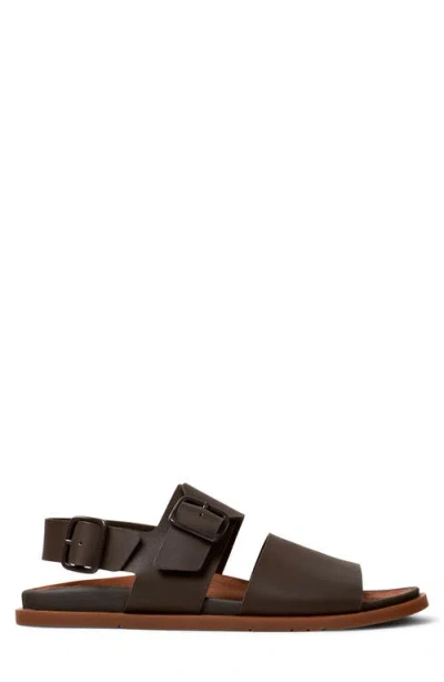 Camper Lluc Two Strap Sandal In Brown