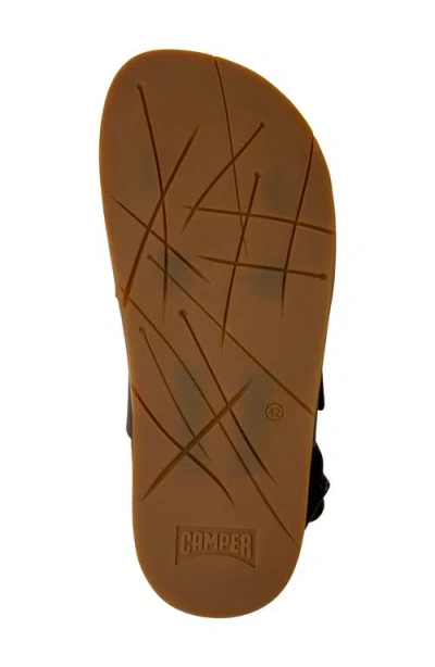 Camper Lluc Two Strap Sandal In Brown