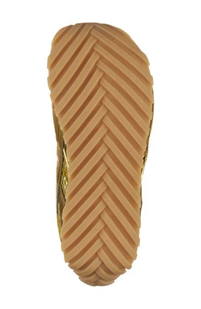 Bottega Veneta Orbit Metallic Net Runner Sneakers In Gold