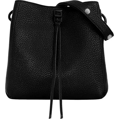 Rebecca Minkoff Darren Leather Shoulder Bag In Black