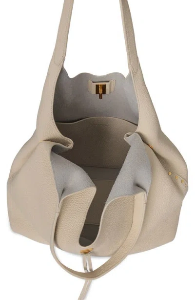 Rebecca Minkoff Darren Signature Leather Carryall Bag In Neutral