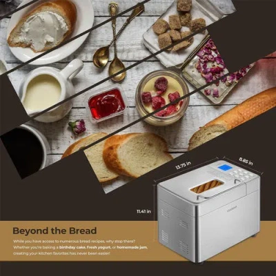 Cuckoo Cbm-aab101s 2 Lb. Multi-functional Bread Maker With 17 Menu Options In Silver