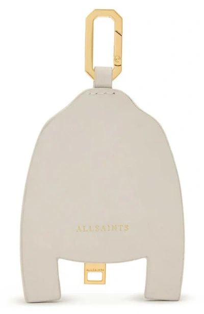 Allsaints Dalby Leather Jacket Keyring In Multi