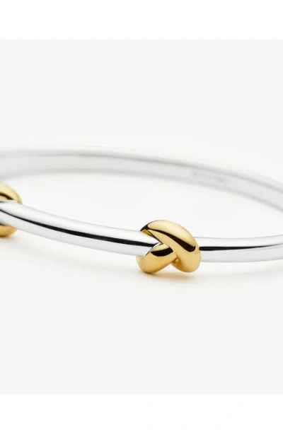Missoma X Lucy Williams Knot Hinge Bangle In Multi