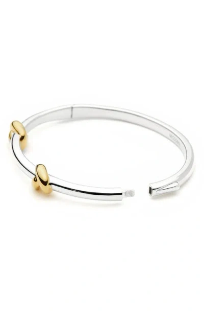 Missoma X Lucy Williams Knot Hinge Bangle In Multi