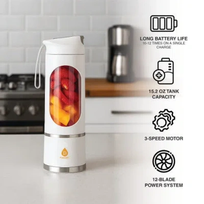 Pursonic Premium Wine & Juice Duo Electric Wine Opener + Travel Juicer Blender In Multi