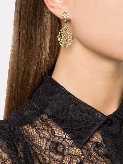 Shop Loree Rodkin Lace Diamond Drop Earrings