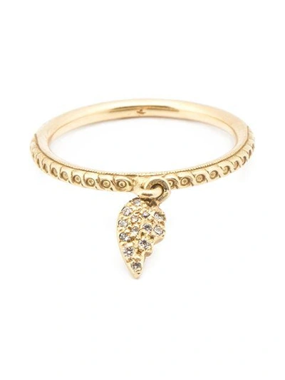 Shop Loree Rodkin Broken Heart Diamond Charm Ring